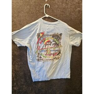 Groovy Bay Relaxed Fit Jamaica Graphic T Shirt Mens XL Blue "No Problem Mon"